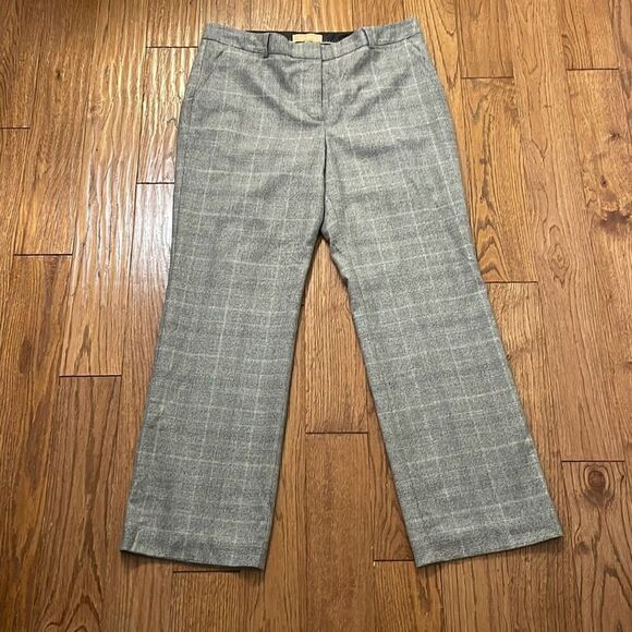 Talbots Glen Plaid Italian Woven wool blend trouser pant 12p - Picture 4 of 12